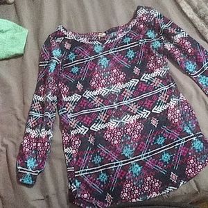 Long sleeve tribal women's shirt